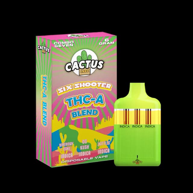 Combo Seven - Birthday Cake, OG Kush, Zkittles 6ml - Six Shooter THC-A Blend