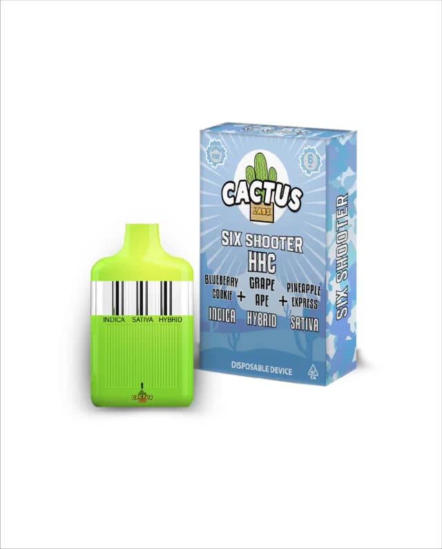 Blueberry Cookie, Grape Ape, & Pineapple Express - 6ml - Six Shooter HHC