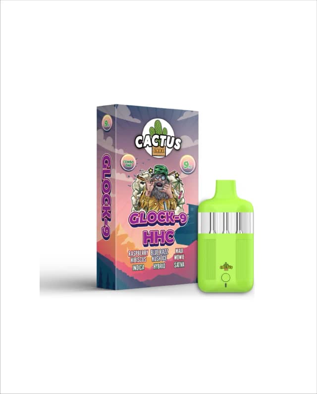 9ml Raspberry Hibiscus + Blue Razz Kush Ice + Maui Wowie - Glock-9 HHC