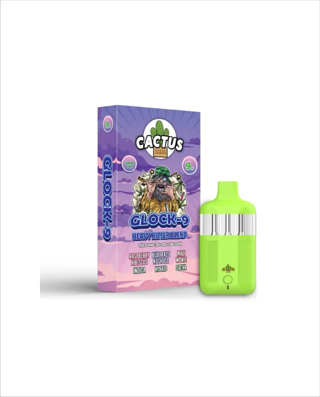 9ml Raspberry Hibiscus + Blue Razz Kush Ice + Maui Wowie - Cactus Heavy Hitter Blend (2g)