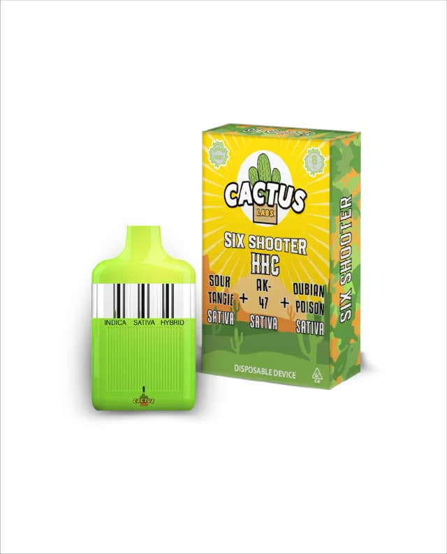 Sour Tangie, AK-47, & Dubian Poison - 6ml - Six Shooter HHC