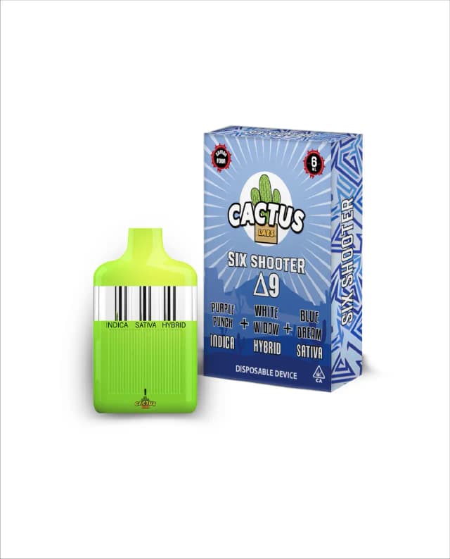 Purple Punch, White Widow, & Blue Dream - 6ml - Six Shooter Delta 9