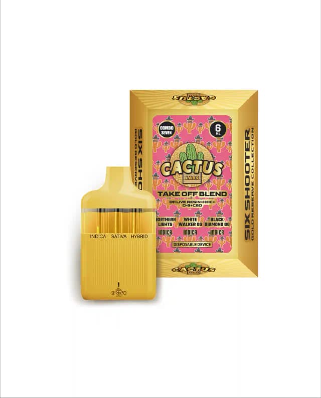 Northern Lights, White Walker OG, Black Diamond OG 6ml - Six Shooter Take Off Blend Gold Reserve