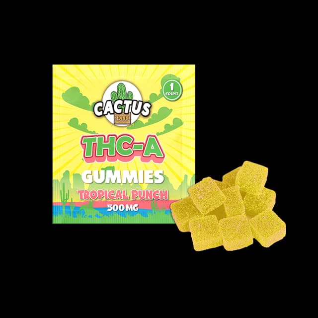 Tropical Punch - THC-A Gummies 500 Mg