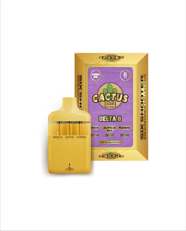 The - Guava, Acapulco Gold, Paradise 6ml - Six Shooter Delta 8 Gold Reserve