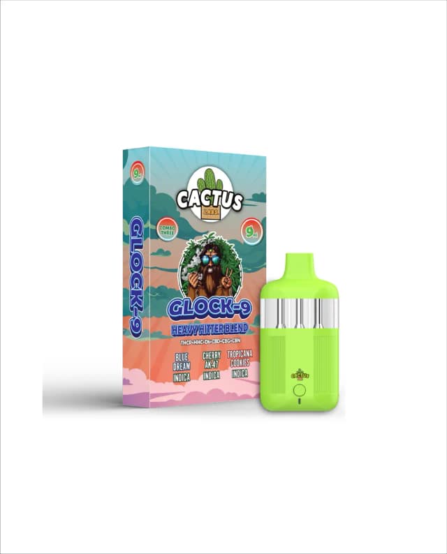 9ml Blue Dream + Cherry Ak-47 + Tropicana Cookies - Cactus Heavy Hitter Blend (2g)