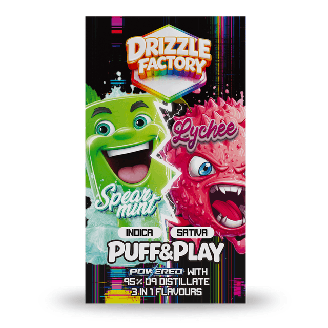 Spearmint/Lychee - Puff & Play 6g Vape
