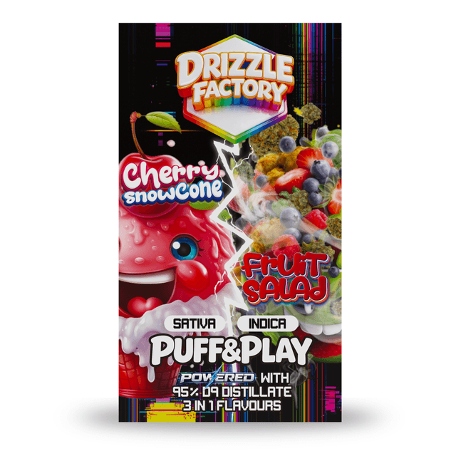 Cherry Snowcone/Fruit Salad - Puff & Play 6g Vape