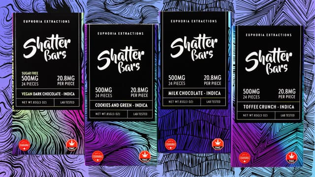 Indica 500mg - Shatter Bars