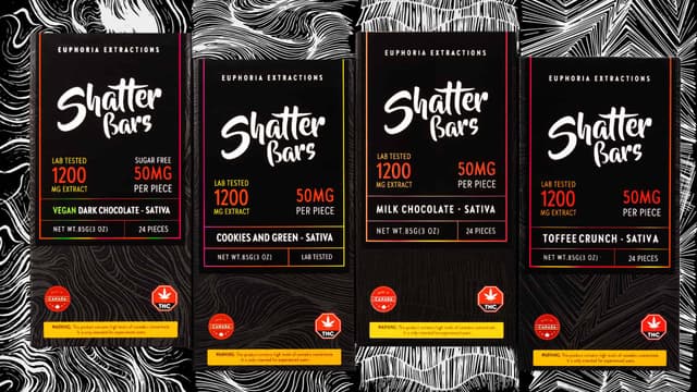 Sativa 1200mg - Shatter Bars