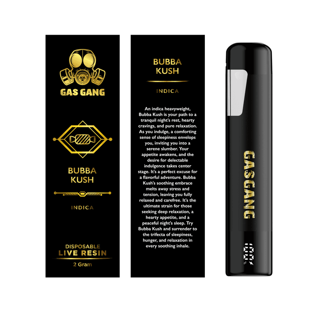Bubba Kush - 1g Live Resin Vape