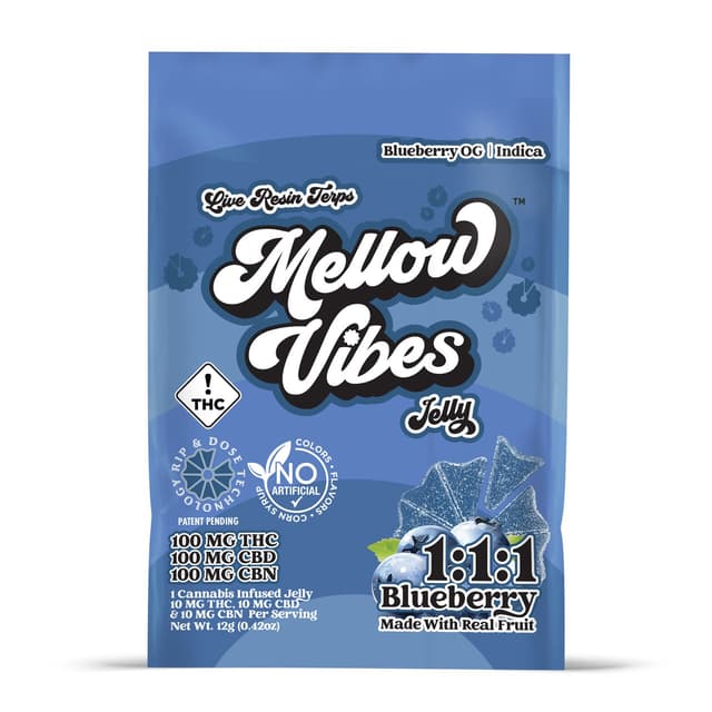 Blueberry 1:1:1 - Balanced Gummies