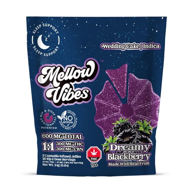 Dreamy Blackberry 1:1 THC:CBN - Balanced Gummies