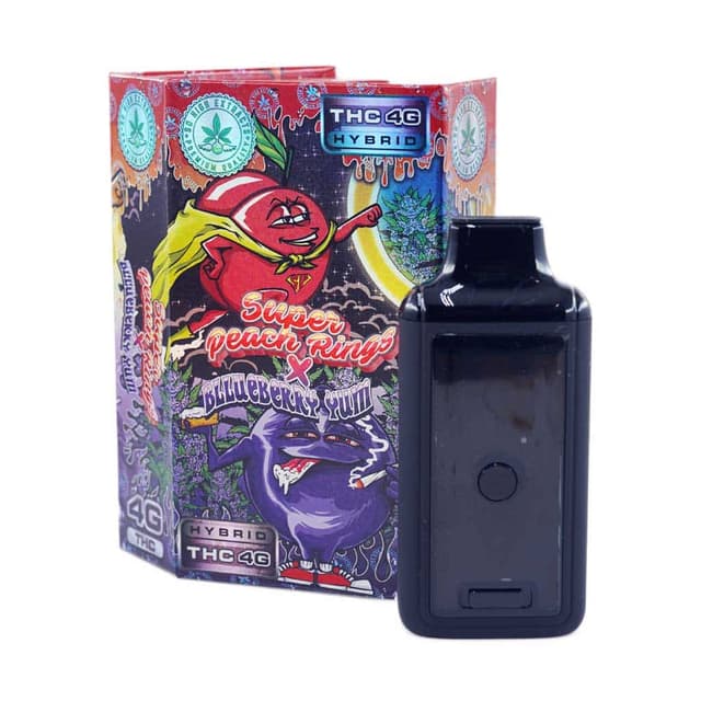 Super Peach Rings + Blueberry Yum - Dual Chamber Vape