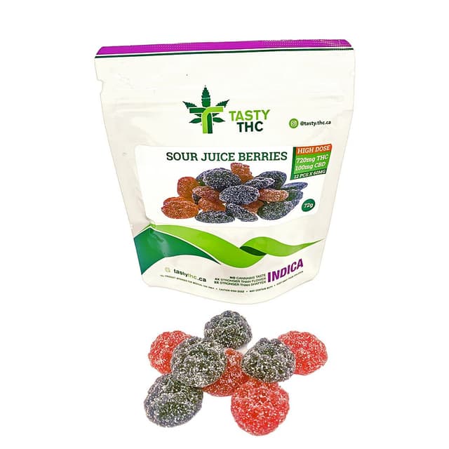Sour Juice Berries - THC Gummies