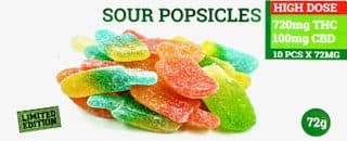 Sour Popsicles - THC Gummies