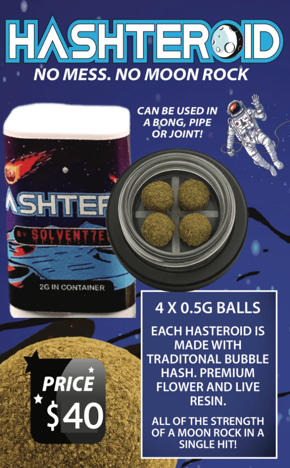 Solvent7ess Hashteroid