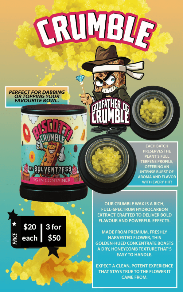 Solvent7ess Crumble