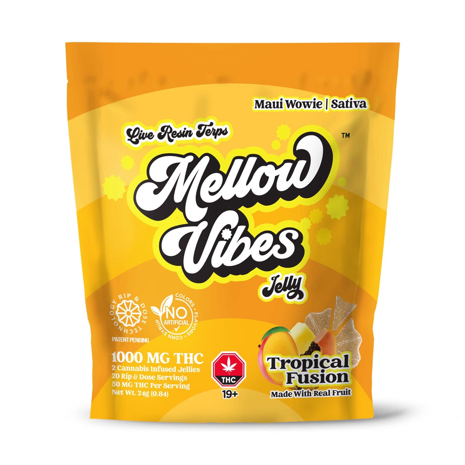 Mellow Vibes Jelly (1000 MG THC)